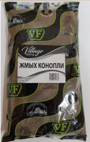 Жмых конопли молотый (рыболовный) 1.0 кг