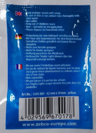 Светлячки 4,5mm 1 шт Zebco