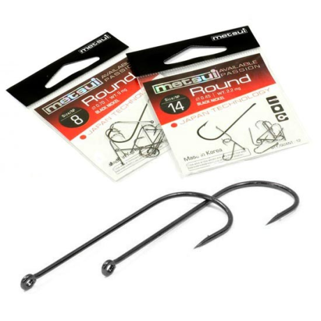 Крючки metsui ROUND, цвет bln, размер № 16 (1 уп - 12 шт)