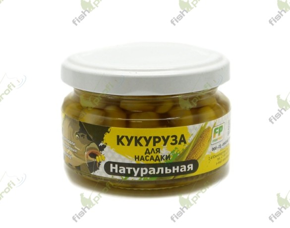 Кукуруза насадочная FP в стеклянной банке Натуральная 120мл.