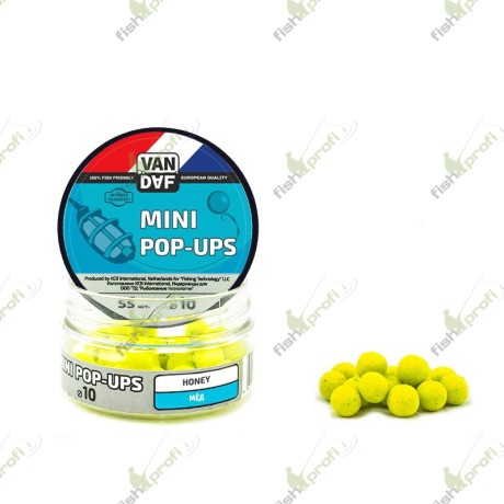 Мини Поп-апы VAN DAF Мёд, 10 мм, 55 шт.
