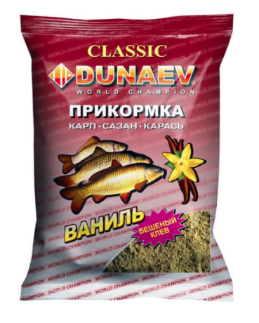 Прикормка "DUNAEV КЛАССИКА" 0.9кг Карп Ваниль