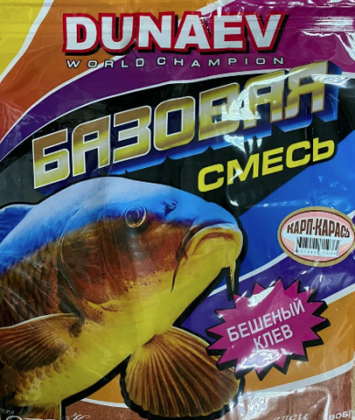 Прикормка DUNAEV Базовая смесь 2,5кг Карп-Карась