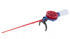 Удочка зимняя с катушкой (ручка пенопласт) АБС/ПК 50 М