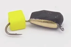 Мормышка Владимирская Гвозди-кубик 4 мм сыр  1,65 гр