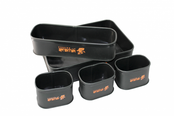 Набор контейнеров боксов Аргентум Fishing (set 4) - 5 шт