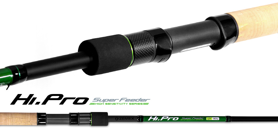 Удилище фидерное (фидер) ZEMEX (Земекс) HI-PRO Super Feeder 13 ft - 140 g