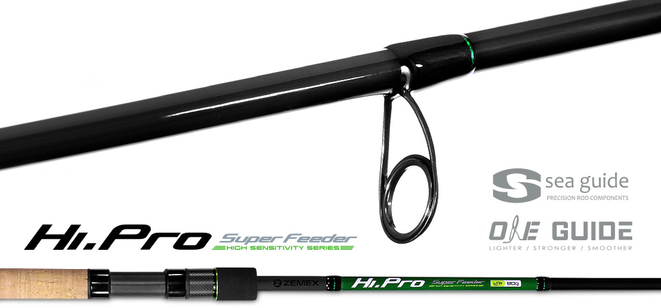 Удилище фидерное (фидер) ZEMEX (Земекс) HI-PRO Super Feeder 13 ft - 140 g