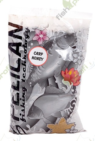 Прикормка PELICAN Карп Мёд 1 кг.