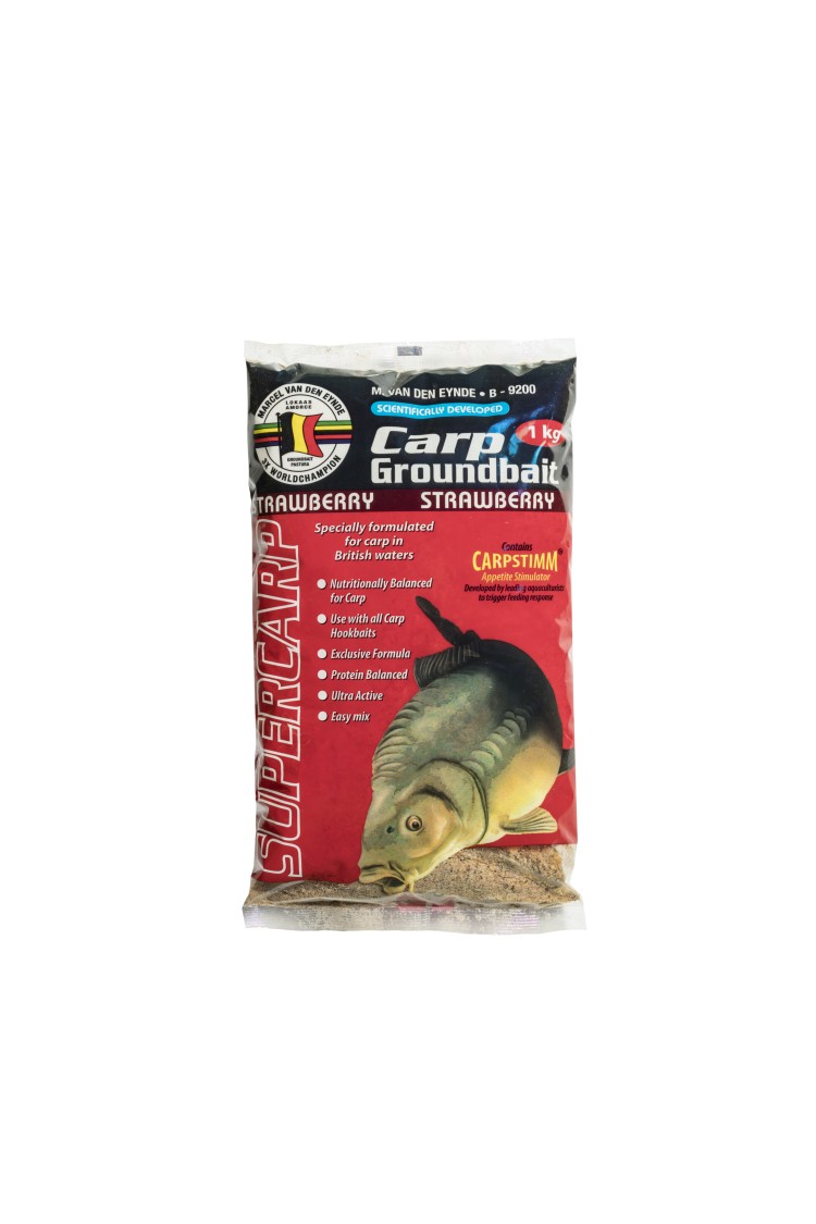 Купить прикормку MARCEL VDE Supercarp карп клубника 1кг