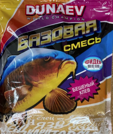 Прикормка DUNAEV Базовая смесь 2,5кг Фидер