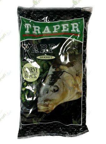 Прикормка Traper "Карп Черный", серия Secret 1кг