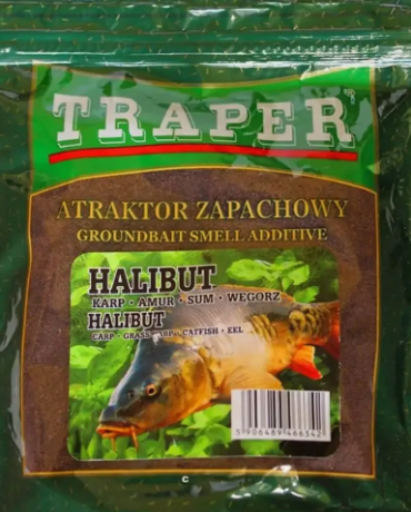 01096 Ароматизатор сухой TRAPER Smell Additives Halibut Палтус 250гр