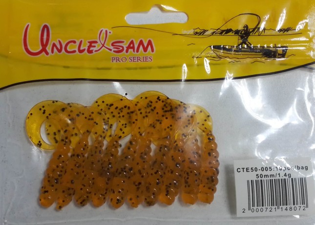 Твистер Fish Season "Uncle Sam" 50 мм., 1,40 гр., цвет 005. (уп. 10 шт.)