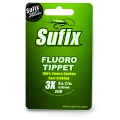 Леска SUFIX Fluoro Tippet прозрачная 25 м 0.245 мм 3,6 кг