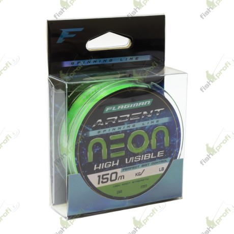 Леска Flagman Ardent Neon 150м 0,18мм