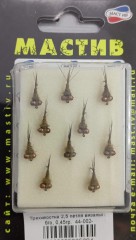 Мормышка вязанная ТРЕХХВОСТКА  0,45 гр