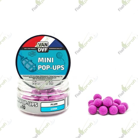 Мини Поп-апы VAN DAF Слива, 10 мм, 55 шт.