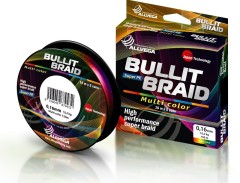 Шнур плетёный ALLVEGA &quot;Bullit Braid&quot; 150м мультиколор 0,08мм (4,5кг)