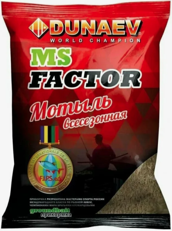 Прикормка "DUNAEV-MS FACTOR" 1кг Мотыль