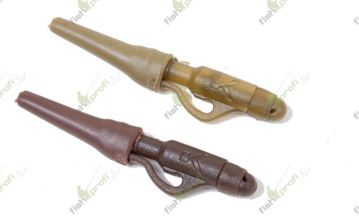 Безопасная клипса KORUM QUICK CHANGE BROUN коричневая (6шт)