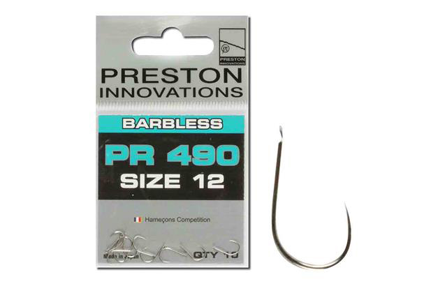 Крючки Preston PR COMPETITION HOOKS безбородые 490 №18