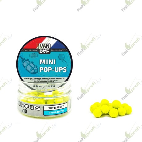 Мини Поп-апы VAN DAF Тутти-Фрутти, 10 мм, 55 шт.