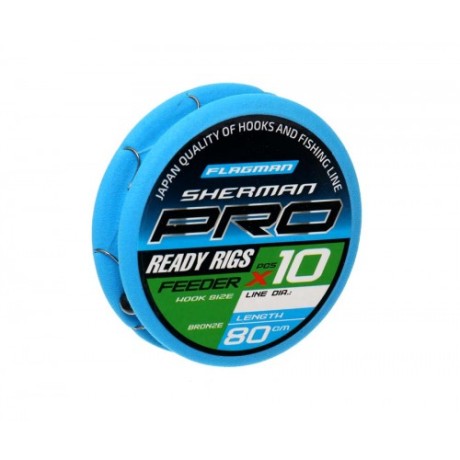 Готовый поводок Flagman Sherman Pro Feeder Ready Rigs №16