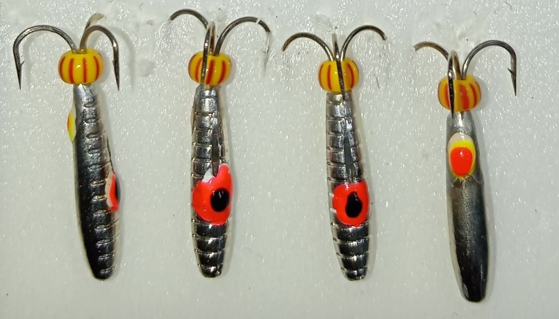 Мормышка Чертик гвоздь с глазиком	серебро 1,7 гр.