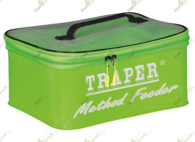 Сумка для аксессуаров MF зеленая с крышкой, 23х14х13см ТРАПЕР