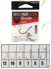 Крючки metsui SODE, цвет bln, размер № 05 (1 уп - 12 шт)