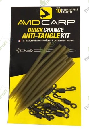 ANTI-TANGLE SKEEVES AND QUICK CHANGE SWIVELS Трубка противозакручивателя с вертлюжком "AVID CARP"