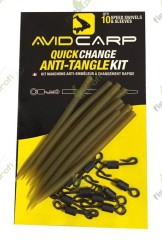 ANTI-TANGLE SKEEVES AND QUICK CHANGE SWIVELS Трубка противозакручивателя с вертлюжком &quot;AVID CARP&quot;