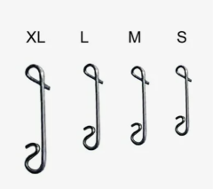 Застёжка безузловая "Сезон Рыбалки" № М 18кг, 6шт