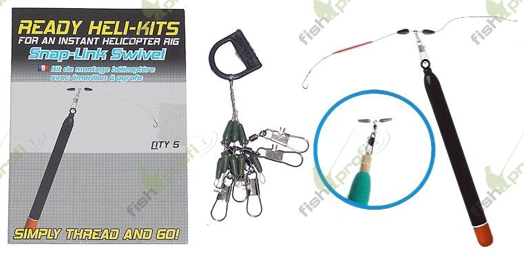 Крепление для поплавка READY HELI-KITS-SNAP-LINK SWIVEL матчевое