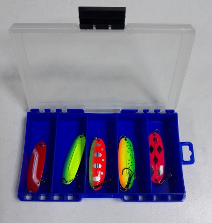 Набор № 2 блёсен для форелевой рыбалки 7 гр. 5 шт.