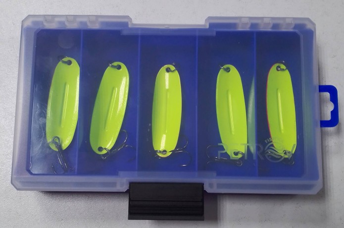 Набор № 2 блёсен для форелевой рыбалки 7 гр. 5 шт.