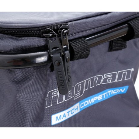 Мягкое ведро с креплением на платформу Flagman Nylon Bait Bowl Bag d25мм