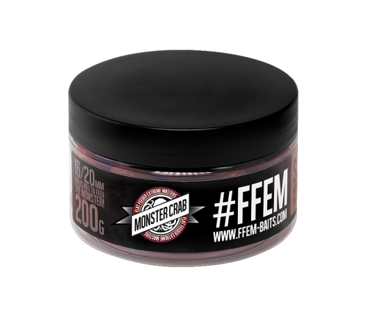 FFEM Super Souble Boilies Monster Crab - Растворимые насадочные бойлы (Монстр краб) 16/20 мм.