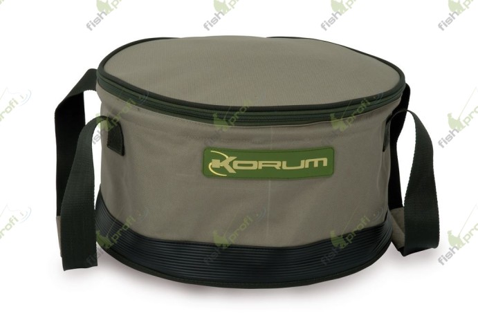 Ведро для прикормки KORUM GROUNDBAIT BOWL - LARGE мягкое 20х20