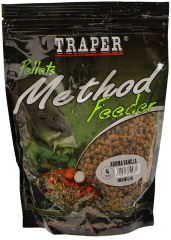 Пеллетс 4мм 0.5 кг Ваниль TRAPER (Трапер) Method Feeder Pellet Vanilla