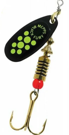 Блесна Mepps Comet Black Fury №2 ( 4.5 г) NR/CH