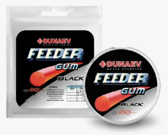 Dunaev Feeder Gum Black 1.0mm  (0.12-0.16)