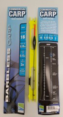 Поплавочная карповая оснастка Preston PCC SERIES 3 RIG 3м №18 0,5гр