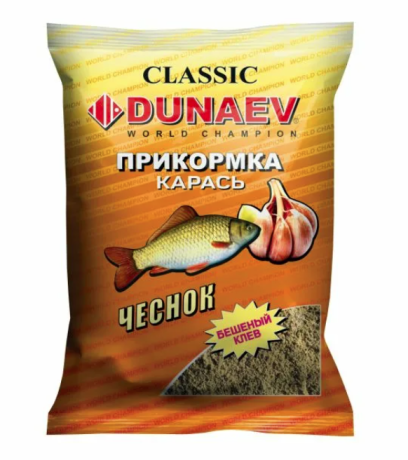 Прикормка "DUNAEV КЛАССИКА" 0,9кг Карась Чеснок