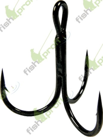 Крючки тройные KOTWICA ROUND чер. никель №2/0 ТРАПЕР