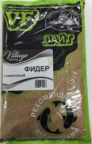 Прикормка Деревенская Трапеза VF Лайт фидер Сливочная 0.9 кг.