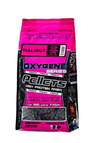 Пеллетс насадочный 8 мм 1 кг Халибут GENLOG (Генлог) OXYGENE Halibut