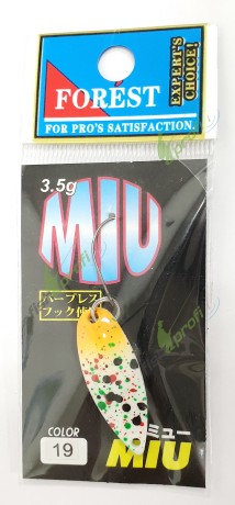 Блесна колеблющаяся FOREST MIU 3,5гр 3,2см #19