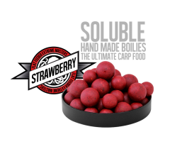 FFEM Super Souble Boilies Strawberry - Растворимые насадочные бойлы (Клубника) 16/20 мм.